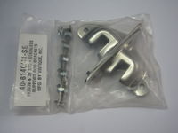 1933/38 & 39 Standard Polished Stainless Steel Firewall Support Rod Brackets (Inc S/S Hardware)