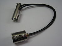 1930/31 Headlight Socket Assembly - 1 Bulb Type - Bulb End .672" Diameter - .780" Conduit End