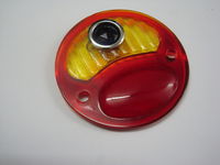 1928/31 Tail Lamp Lens Solid Red With Blue Dot