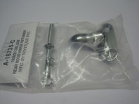 1930/31 Rear Hood Hinge Retainer Deluxe Chrome (With Cowl Band Clamp)