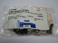 1928/31 Engine Splash Pan Bolt Set (6 Black Bolts, Cad Plated 1/2" Square Nuts & Lock Washers)