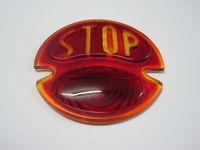 1928/31 Tail Lamp Lense With Stop Embossed